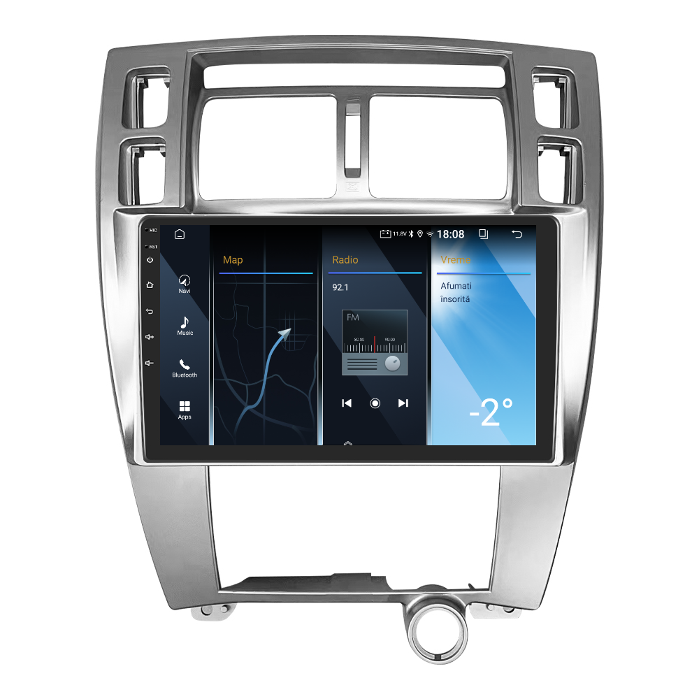 Navigatie dedicata Hyundai Tucson (2006-2013) 2GB RAM 32GB ROM, Android 14, Carplay si Android Auto, cooler racire, ecran HD 10.1 inch