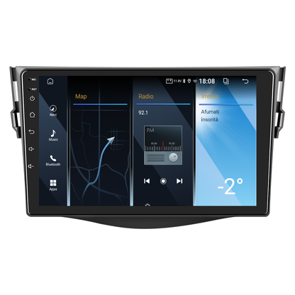 Navigatie dedicata Toyota RAV4 (2007-2011) 2GB RAM 32GB ROM, Android 14, Carplay si Android Auto, cooler racire, ecran HD 9 inch