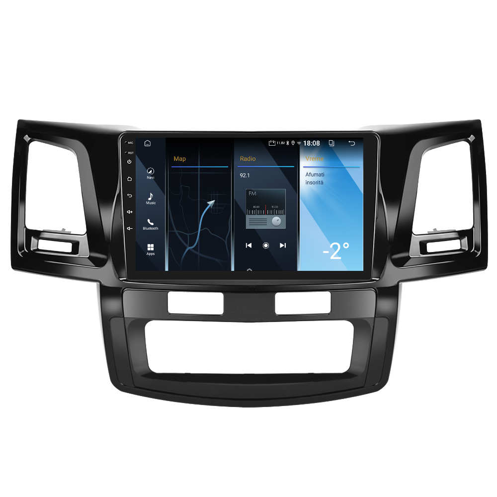 Navigatie dedicata Toyota HILUX (2005-2014) 2GB RAM 32GB ROM, Android 14, Carplay si Android Auto, cooler racire, ecran HD 9 inch