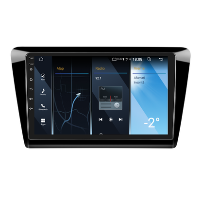 Navigatie dedicata Skoda Rapid / Seat Toldeo (2012-2019) 2GB RAM 32GB ROM, Android 14, Carplay si Android Auto, cooler racire, ecran HD 9 inch