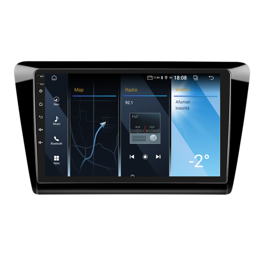 Navigatie dedicata Skoda Rapid / Seat Toldeo (2012-2019) 2GB RAM 32GB ROM, Android 14, Carplay si Android Auto, cooler racire, ecran HD 9 inch