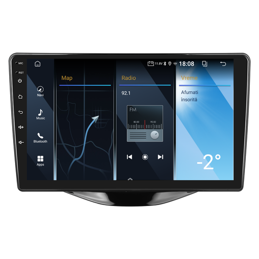 Navigatie dedicata Toyota Aygo 201|Citroen C1 2020|Peugeot 108 2GB RAM 32GB ROM, Android 14, Carplay si Android Auto, cooler racire, ecran HD 9 inch