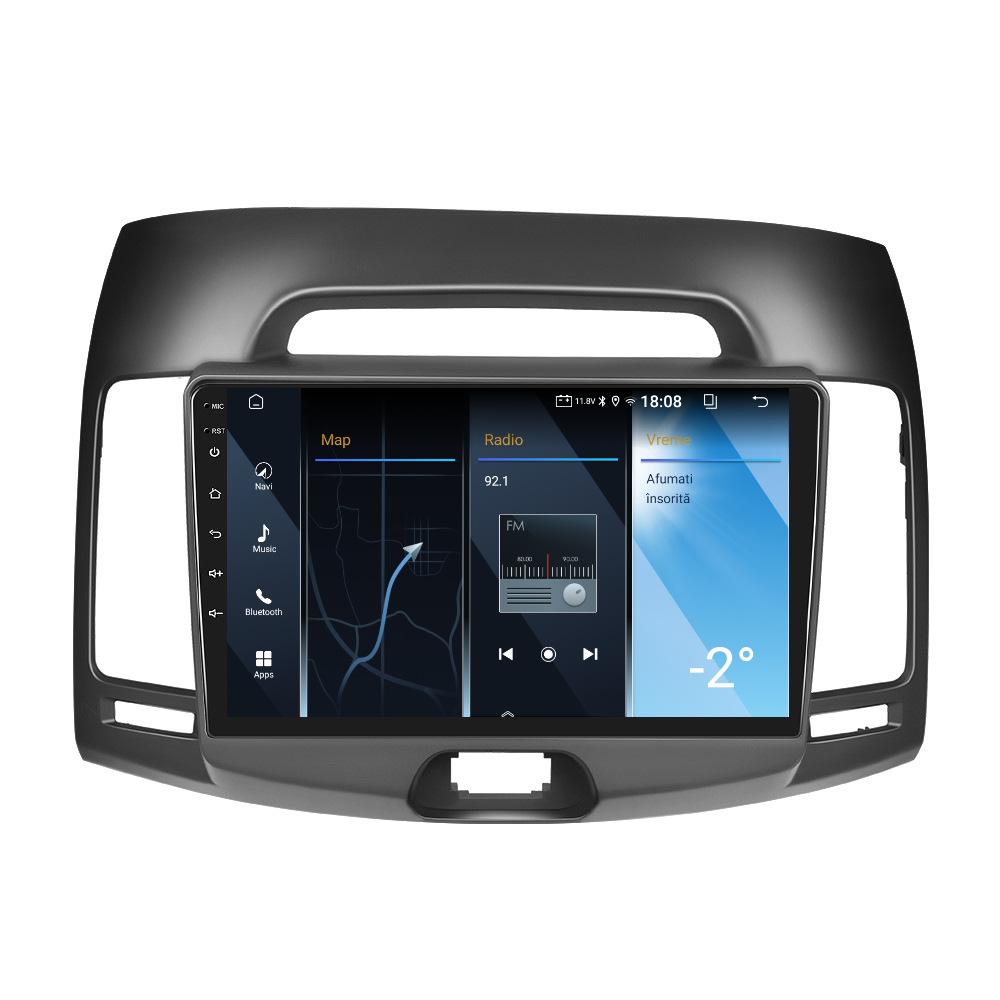 Navigatie dedicata Hyundai Elantra (2007-2010) 2GB RAM 32GB ROM, Android 14, Carplay si Android Auto, cooler racire, ecran HD 9 inch