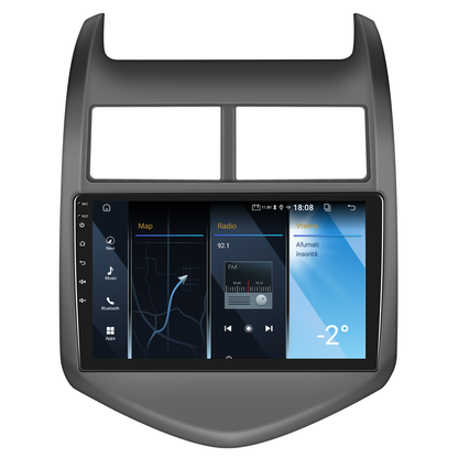 Navigatie dedicata Chevrolet AVEO (2011-2013) 2GB RAM 32GB ROM, Android 14, Carplay si Android Auto, cooler racire, ecran HD 9 inch