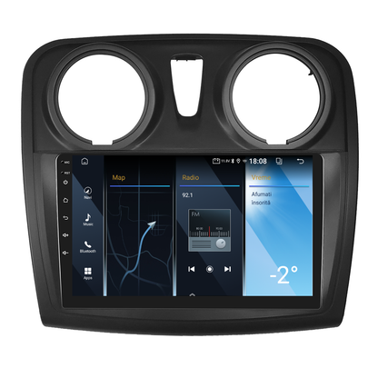 Navigatie dedicata Dacia Logan, Duster, Sandero (2012-2020) 2GB RAM 32GB ROM, Android 14, Carplay si Android Auto, cooler racire, ecran HD 9 inch
