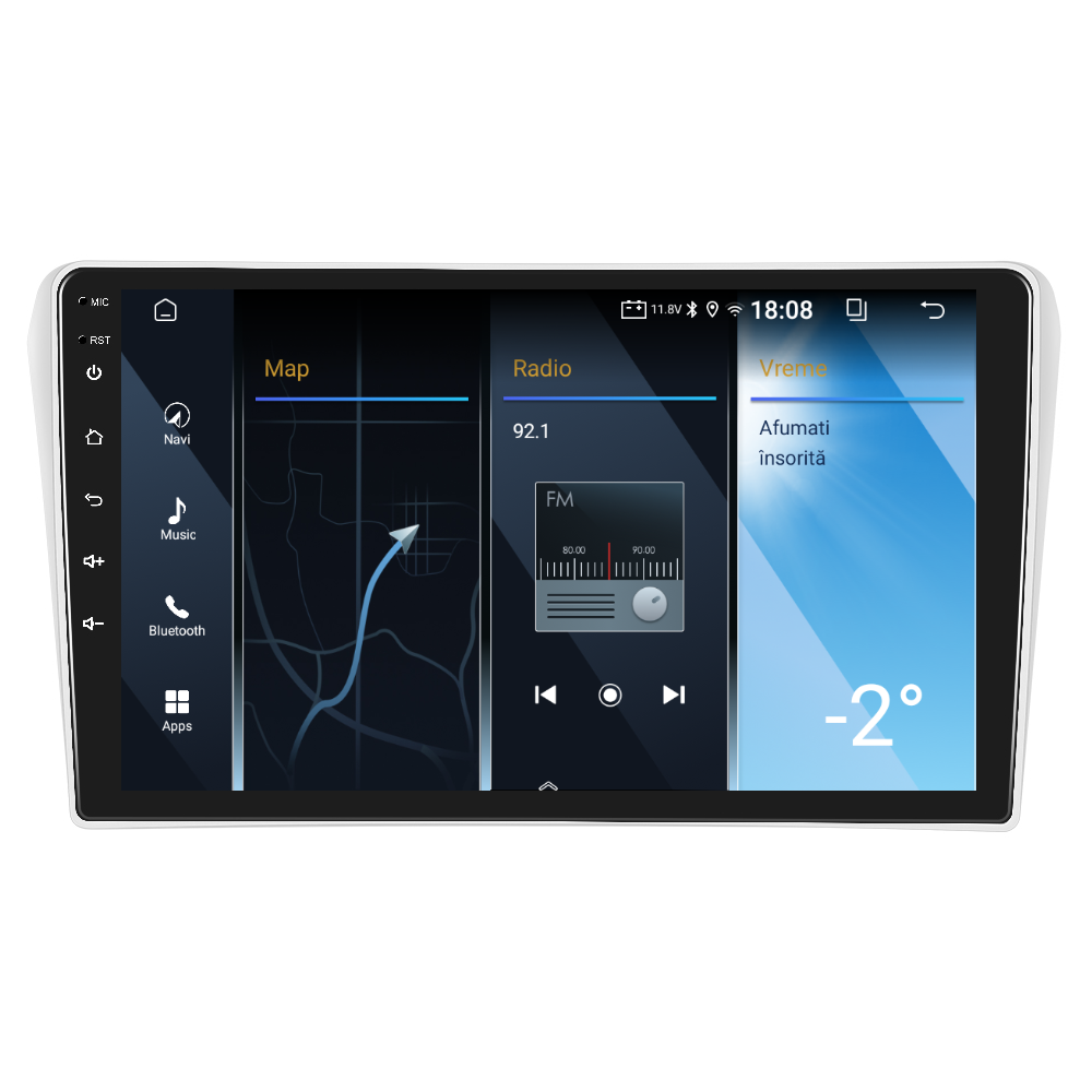 Navigatie dedicata Toyota Avensis (2002-2008) 2GB RAM 32GB ROM, Android 14, Carplay si Android Auto, cooler racire, ecran HD 9 inch