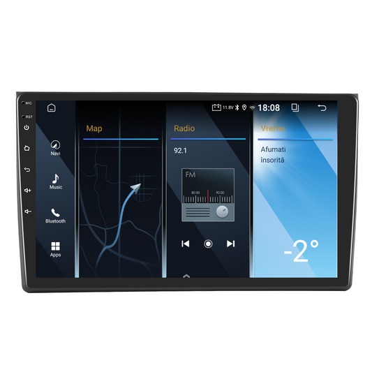 Navigatie dedicata Audi A4 (2002-2008) 2GB RAM 32GB ROM, Android 14, Carplay si Android Auto, cooler racire, ecran HD 9 inch