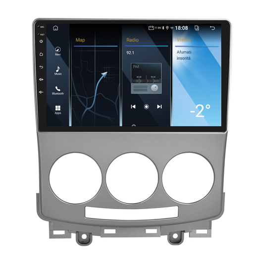 Navigatie dedicata Mazda 5 (2007-2010) 2GB RAM 32GB ROM, Android 14, Carplay si Android Auto, cooler racire, ecran HD 9 inch