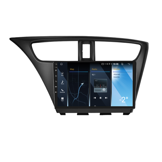 Navigatie dedicata Honda Civic (2012-2017) 2GB RAM 32GB ROM, Android 14, Carplay si Android Auto, cooler racire, ecran HD 9 inch