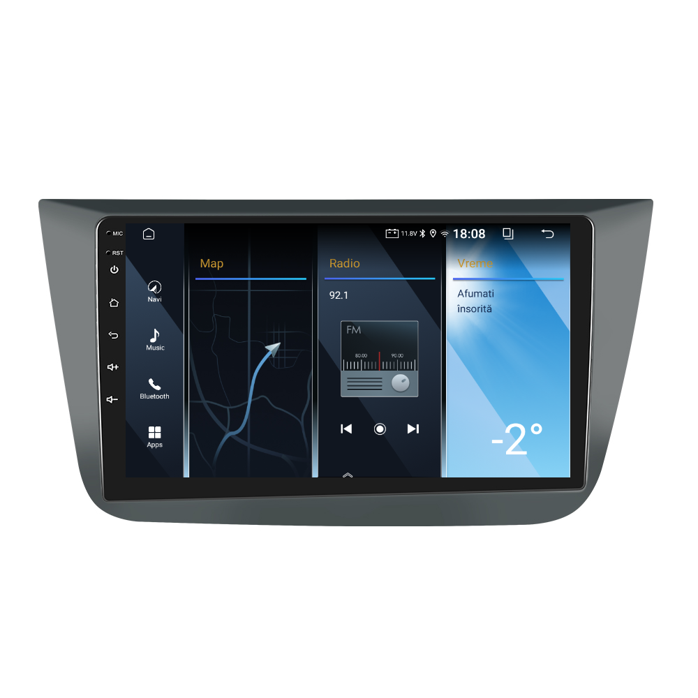 Navigatie dedicata Seat Altea (2004-2016) 2GB RAM 32GB ROM, Android 14, Carplay si Android Auto, cooler racire, ecran HD 9 inch