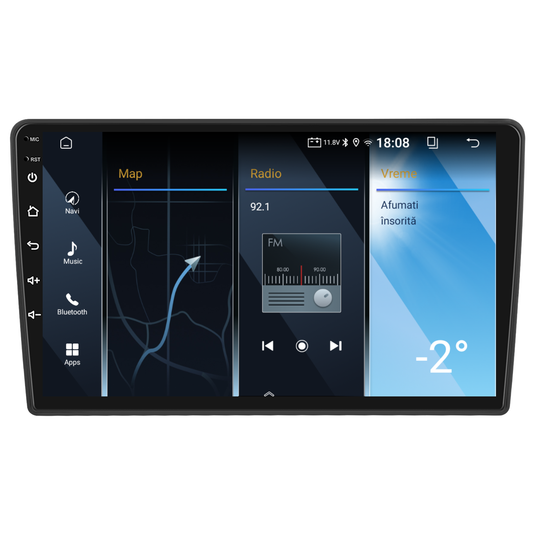 Navigatie dedicata Citroen Berlingo (2015-2018) 2GB RAM 32GB ROM, Android 14, Carplay si Android Auto, cooler racire, ecran HD 9 inch