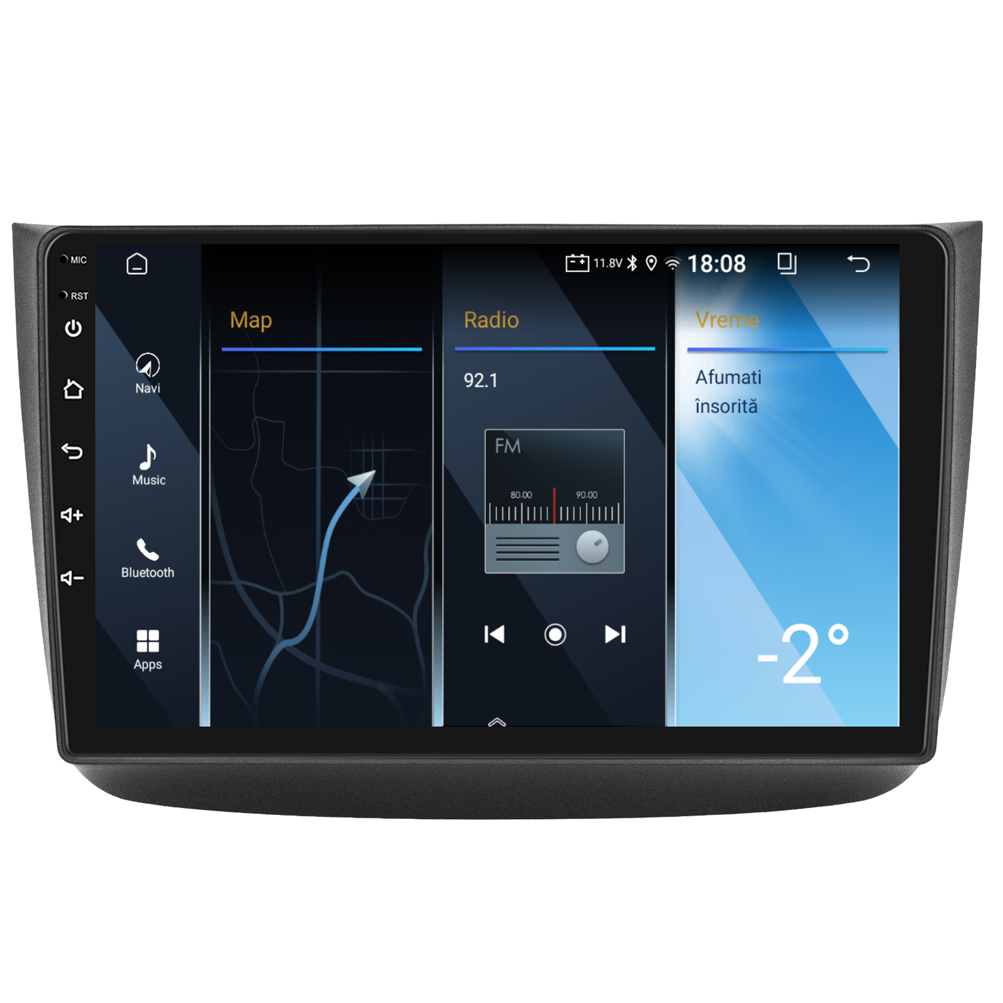 Navigatie dedicata Mercedes Viano (2004-2011), Vito (2010-2015) 2GB RAM 32GB ROM, Android 14, Carplay si Android Auto, cooler racire, ecran HD 10 inch
