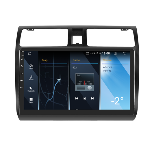 Navigatie dedicata Suzuki Swift (2005-2010) 2GB RAM 32GB ROM, Android 14, Carplay si Android Auto, cooler racire, ecran HD 10.1 inch