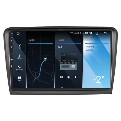 Navigatie dedicata Skoda Superb 2 (2009-2013) 2GB RAM 32GB ROM, Android 14, Carplay si Android Auto, cooler racire, ecran HD 10.1 inch