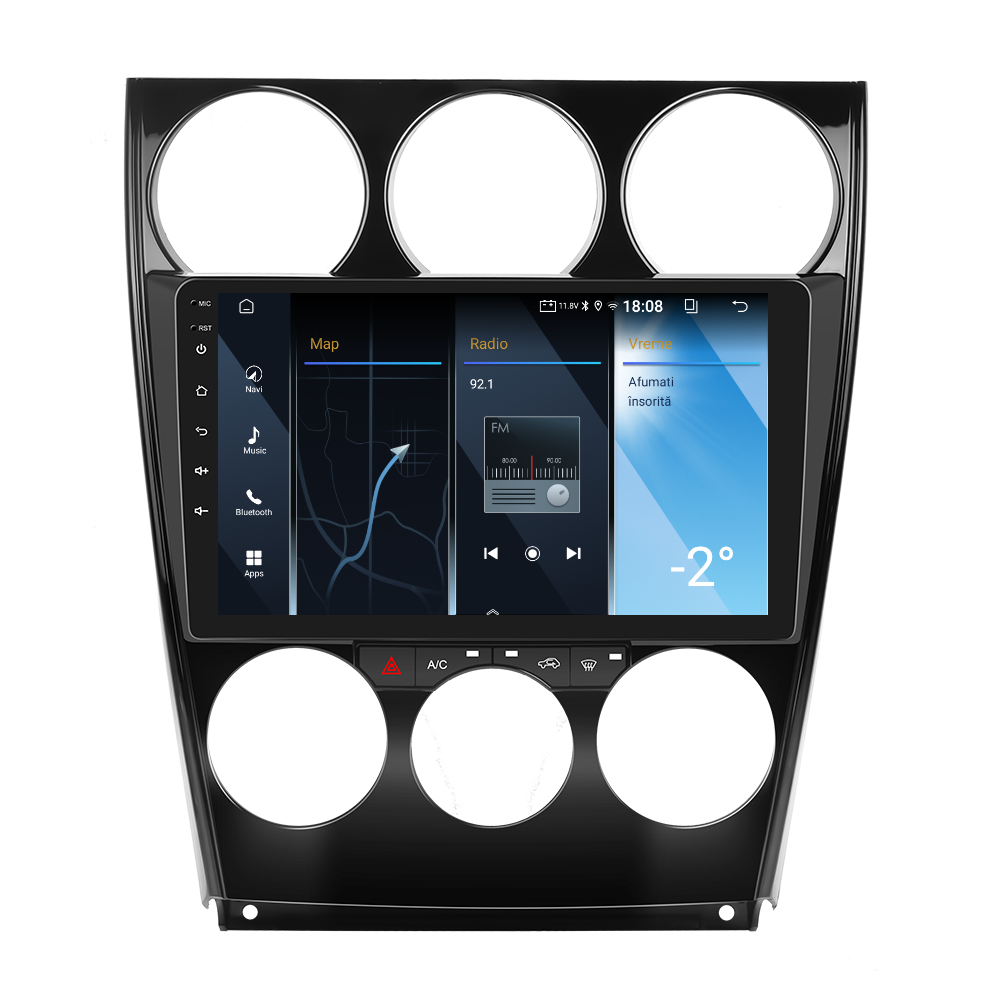 Navigatie dedicata Mazda 6 (2004-2015)  2GB RAM 32GB ROM, Android 14, Carplay si Android Auto, cooler racire, ecran HD 9 inch