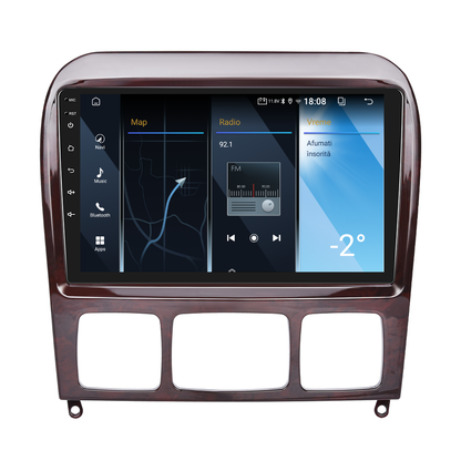 Navigatie dedicata Mercedes-Benz S-Class (1999-2007) 2GB RAM 32GB ROM, Android 14, Carplay si Android Auto, cooler racire, ecran HD 9 inch