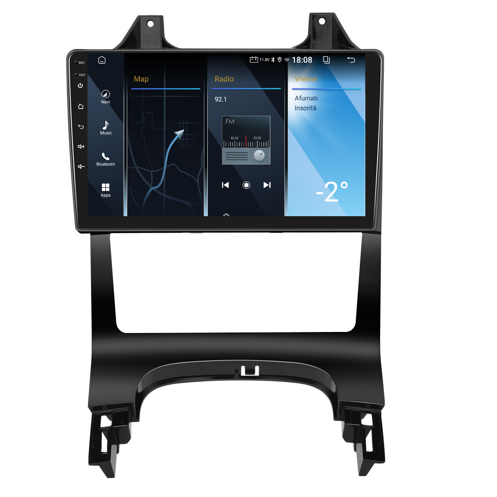 Navigatie dedicata Peugeot 3008 (2013) 2GB RAM 32GB ROM, Android 14, Carplay si Android Auto, cooler racire, ecran HD 9 inch
