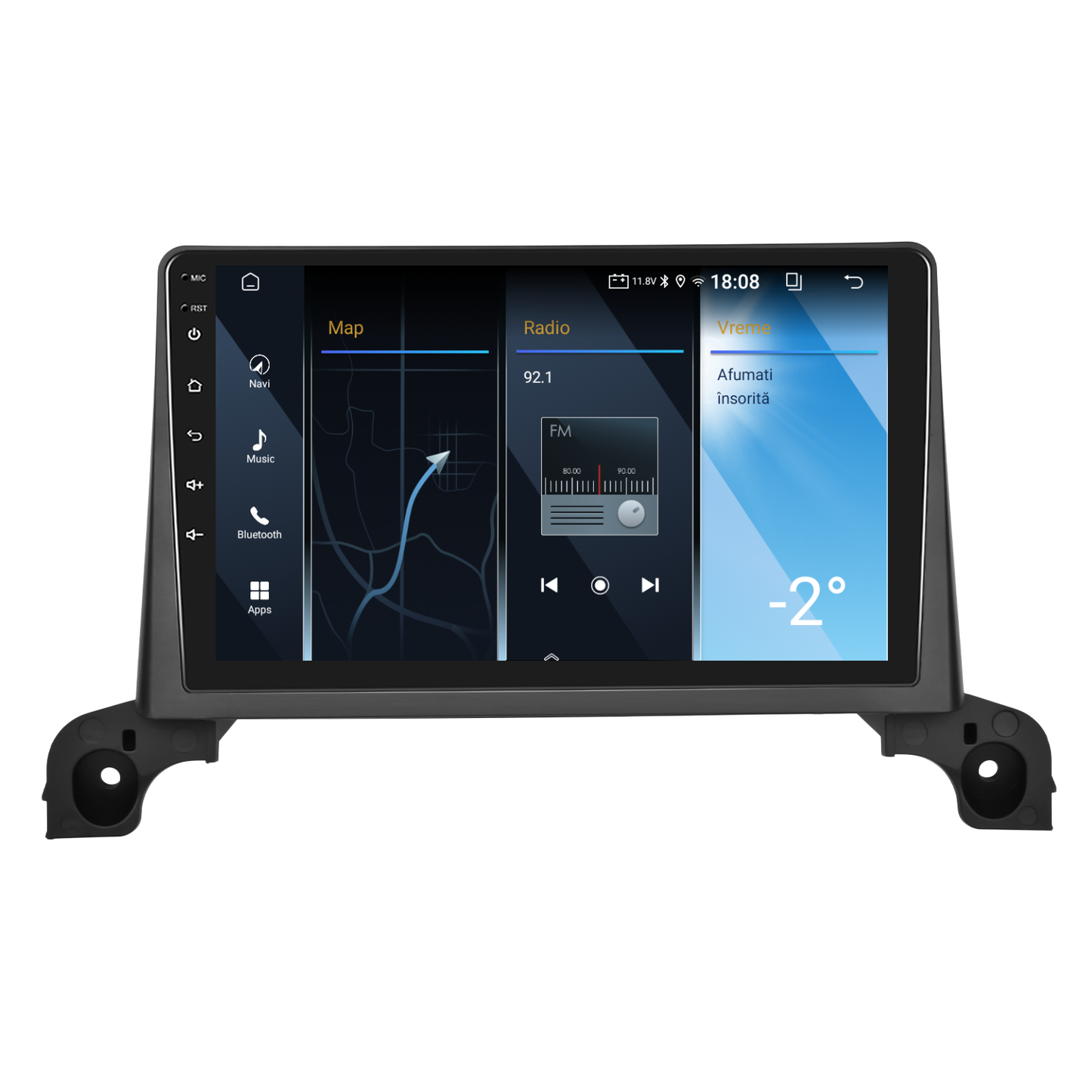 Navigatie dedicata Peugeot 4008/5008 (2017-2019) 2GB RAM 32GB ROM, Android 14, Carplay si Android Auto, cooler racire, ecran HD 9 inch