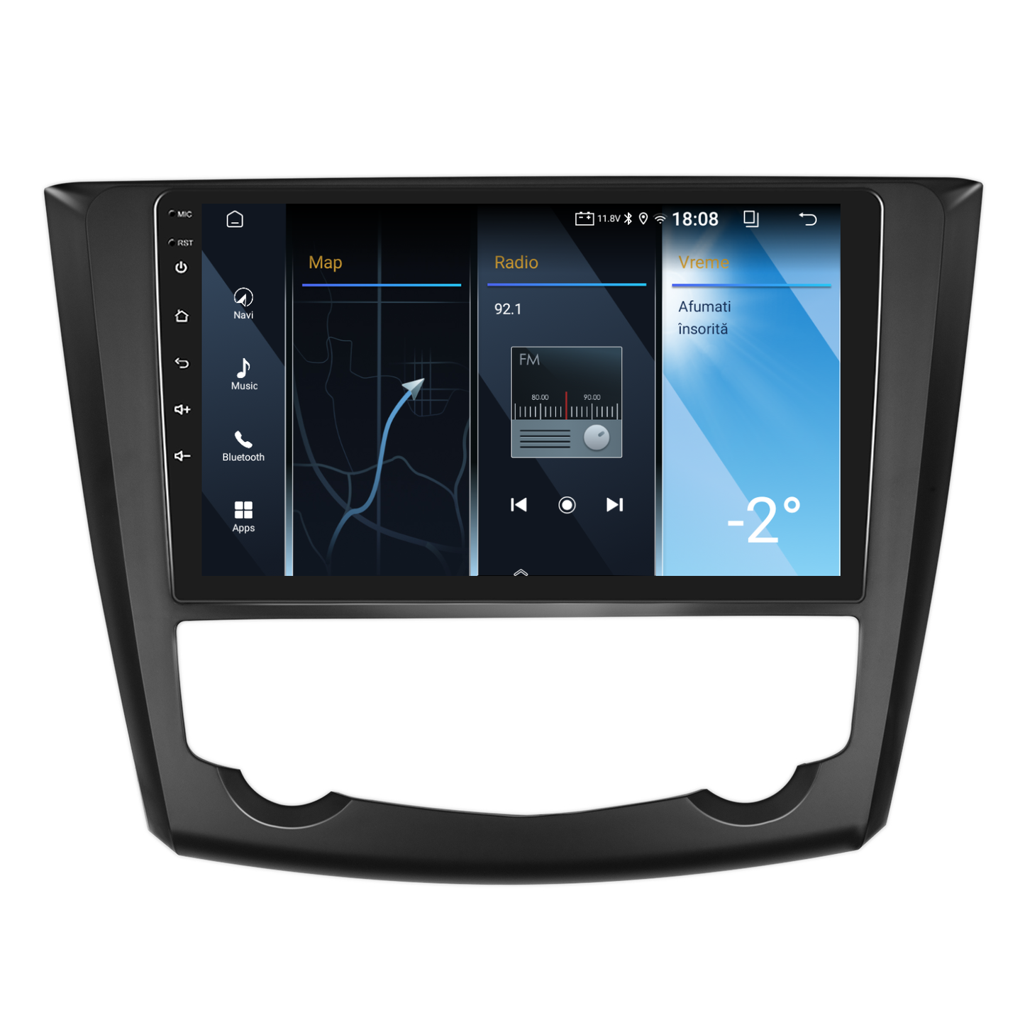 Navigatie dedicata Renault Kadjar (2016) 2GB RAM 32GB ROM, Android 14, Carplay si Android Auto, cooler racire, ecran HD 9 inch
