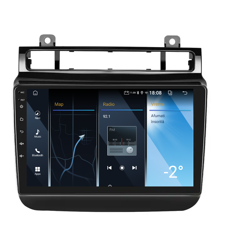 Navigatie dedicata Volkswagen Touareg (2011-2017) 2GB RAM 32GB ROM, Android 14, Carplay si Android Auto, cooler racire, ecran HD 9 inch