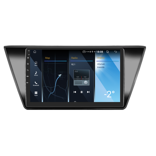 Navigatie dedicata Volkswagen Touran (2016) 2GB RAM 32GB ROM, Android 14, Carplay si Android Auto, cooler racire, ecran HD 10.1 inch