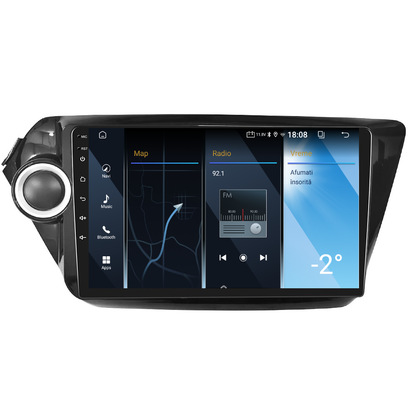 Navigatie dedicata Kia RIO (2011-2016) 2GB RAM 32GB ROM, Android 14, Carplay si Android Auto, cooler racire, ecran HD 9 inch