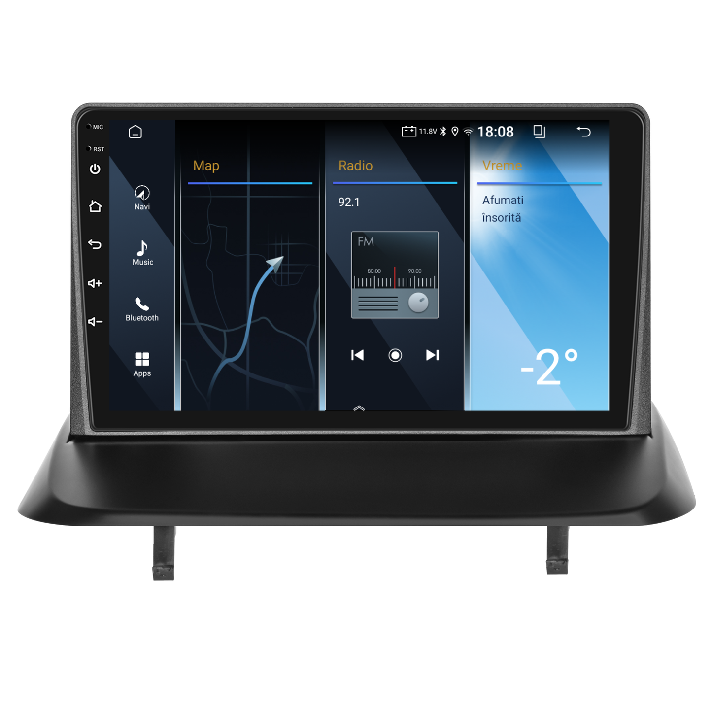 Navigatie dedicata Peugeot 3008 (2013-2016) 2GB RAM 32GB ROM, Android 14, Carplay si Android Auto, cooler racire, ecran HD 9 inch