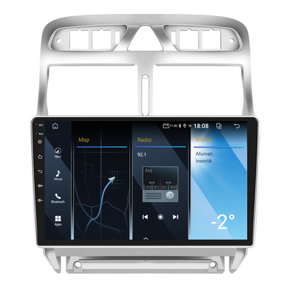 Navigatie dedicata Peugeot 307 (2007-2013) 2GB RAM 32GB ROM, Android 14, Carplay si Android Auto, cooler racire, ecran HD 9 inch