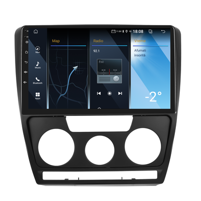 Navigatie dedicata Skoda Octavia (2004-2014) 2GB RAM 32GB ROM, Android 14, Carplay si Android Auto, cooler racire, ecran HD 10.1 inch
