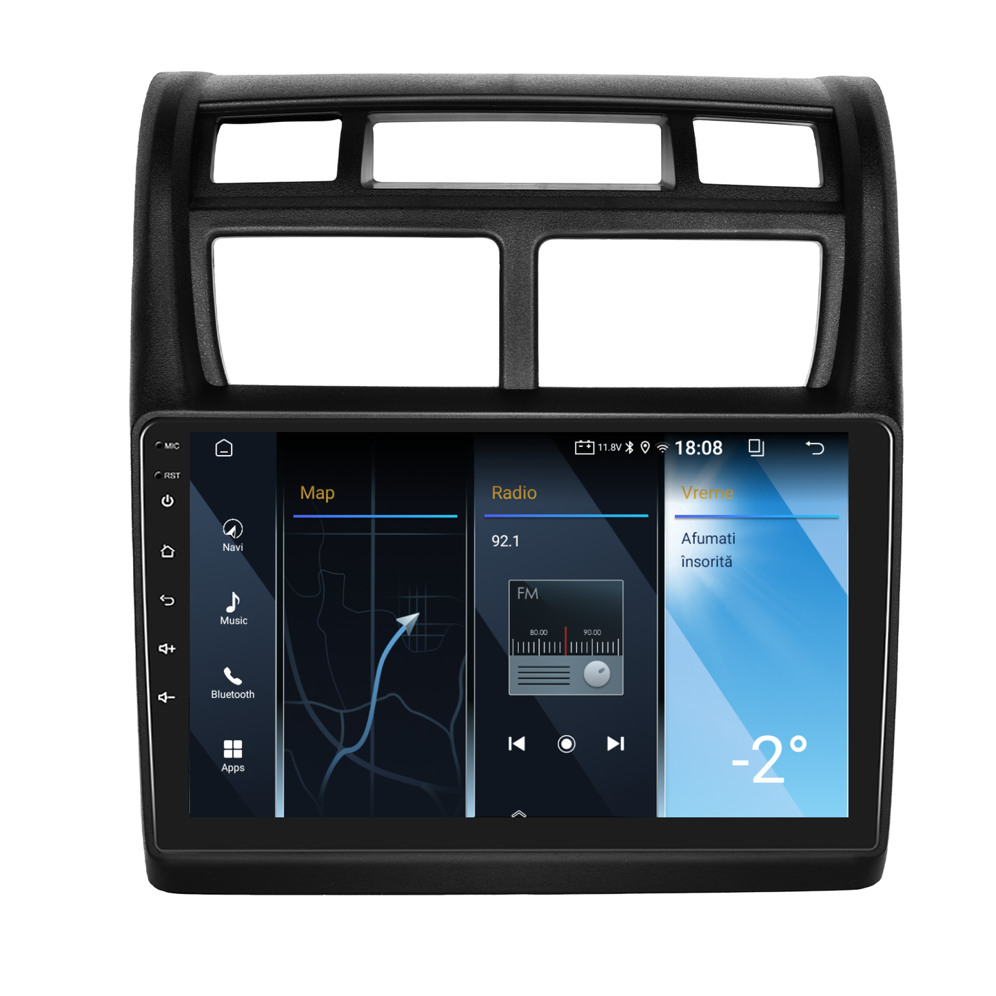 Navigatie dedicata KIA Sportage (2007-2013) 2GB RAM 32GB ROM, Android 14, Carplay si Android Auto, cooler racire, ecran HD 9 inch