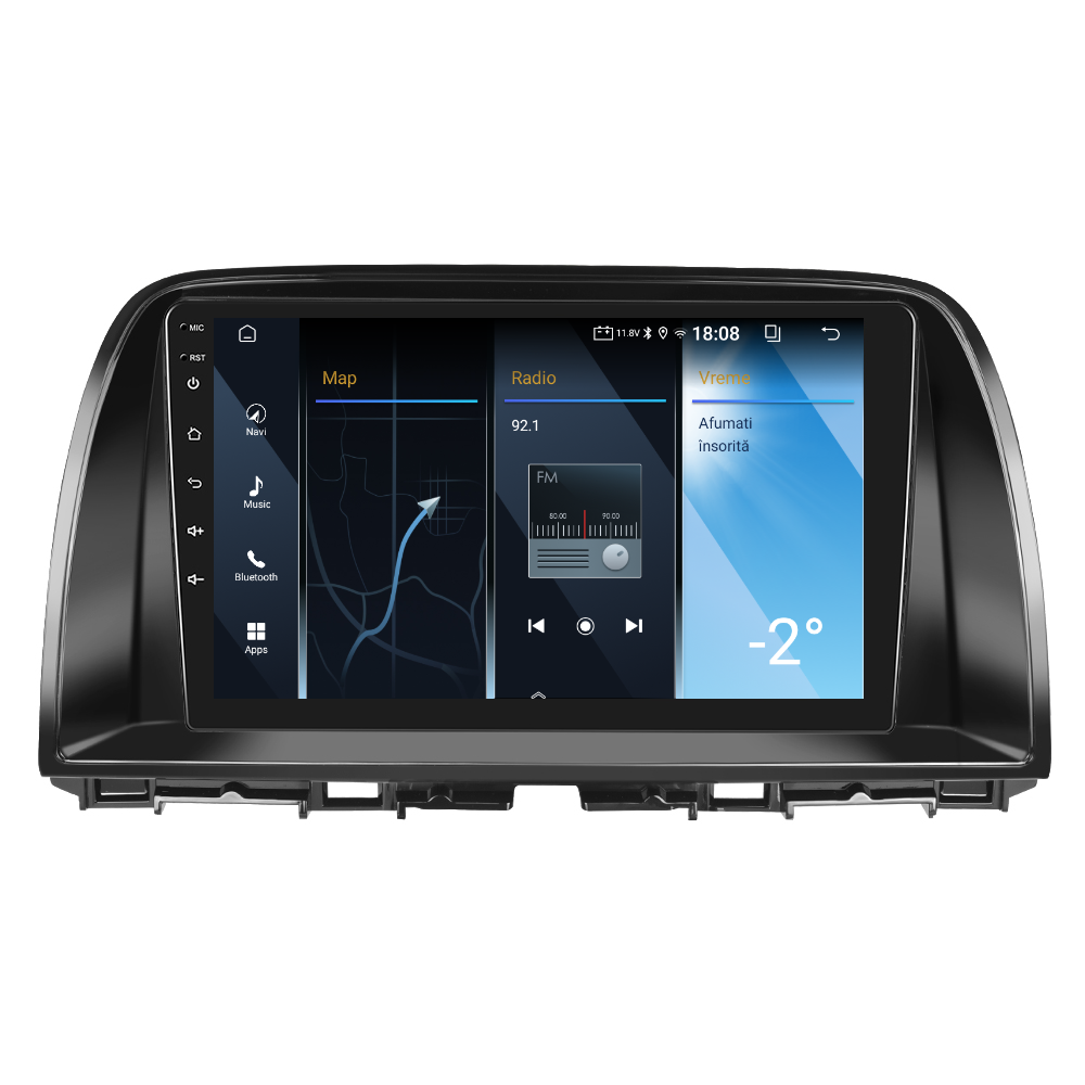 Navigatie dedicata Mazda CX-5 (2012-2015) 2GB RAM 32GB ROM, Android 14, Carplay si Android Auto, cooler racire, ecran HD 10.1 inch