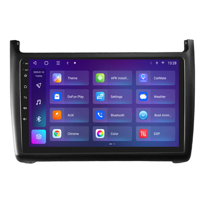 Navigatie dedicata VW POLO (2011-2016) 2GB RAM 32GB ROM, Android 14, Carplay si Android Auto, cooler racire, ecran HD 9 inch