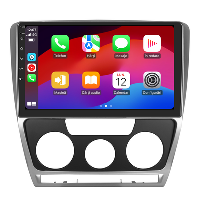 Navigatie dedicata Skoda Octavia 2 (2004-2013) 2GB RAM 32GB ROM, Android 14, Carplay si Android Auto, cooler racire, ecran HD 10 inch