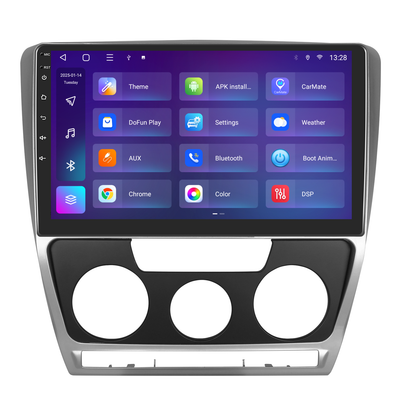 Navigatie dedicata Skoda Octavia 2 (2004-2013) 2GB RAM 32GB ROM, Android 14, Carplay si Android Auto, cooler racire, ecran HD 10 inch