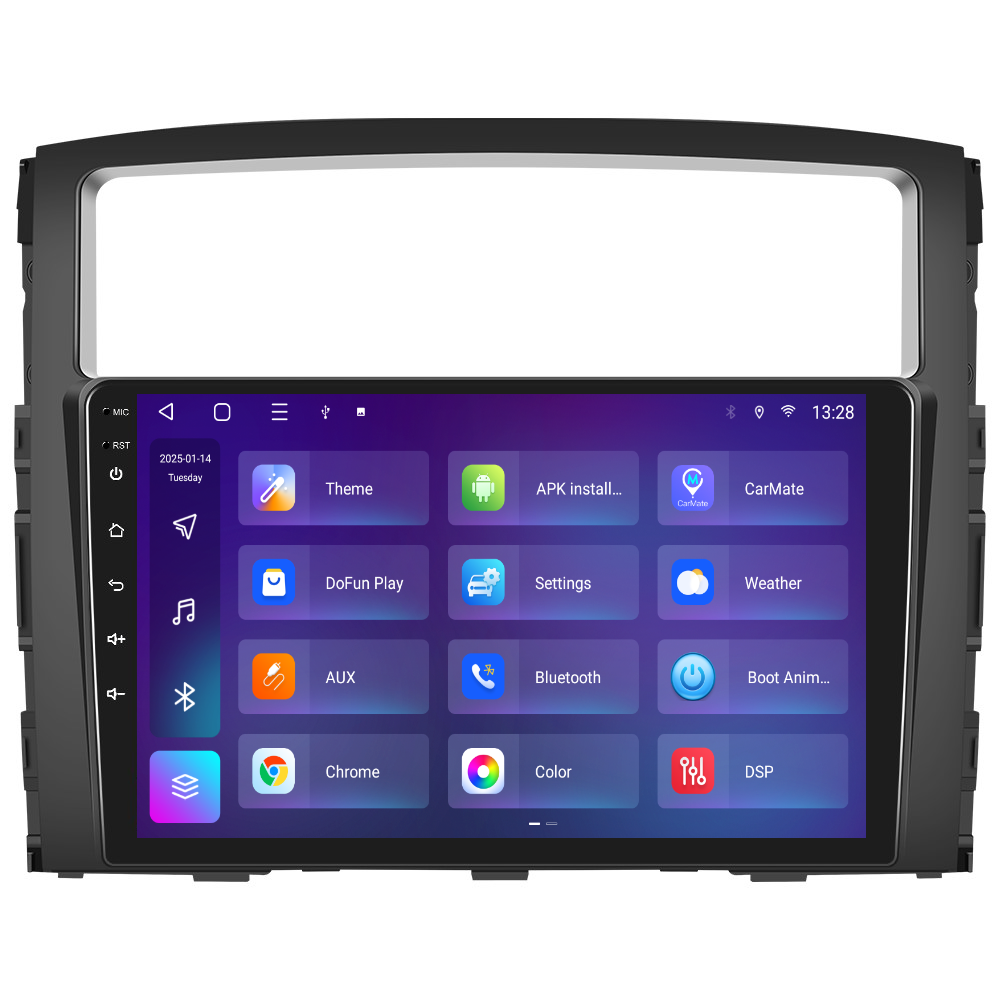 Navigatie dedicata Mitsubishi Pajero (2006-2020) 2GB RAM 32GB ROM, Android 14, Carplay si Android Auto, cooler racire, ecran HD 9 inch