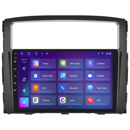 Navigatie dedicata Mitsubishi Pajero (2006-2020) 2GB RAM 32GB ROM, Android 14, Carplay si Android Auto, cooler racire, ecran HD 9 inch