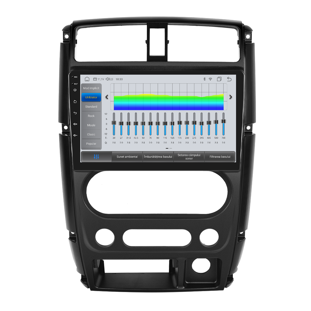 Navigatie dedicata Suzuki Jimny (2007-2012) cu Android 14, 4 GB RAM 64 GB ROM, OCTA-CORE, Carplay si Android auto, Slot SIM 4G, ventilator de racire activ, ecran 9 inch HD