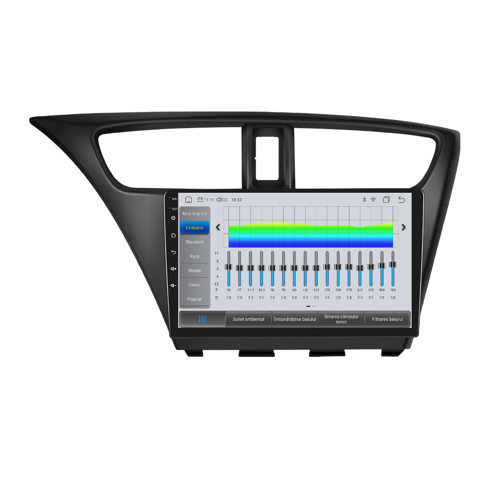 Navigatie dedicata Honda Civic (2012-2017)  Android 14, 8 GB RAM 128 GB ROM, OCTA-CORE 2.0Mhz, Carplay si Android auto, Slot SIM 4G, ventilator de racire activ, ecran 9 inch HD