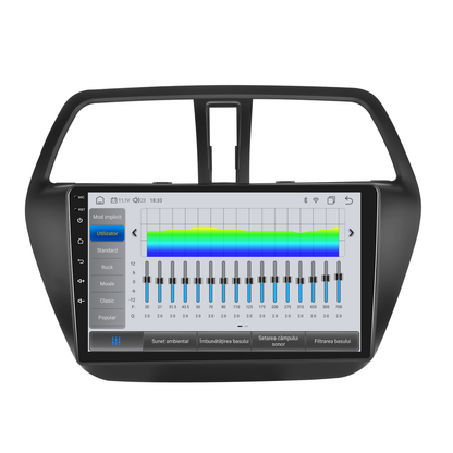 Navigatie dedicata SUZUKI S-CROSS (2014-2017) cu Android 14, 4 GB RAM 64 GB ROM, OCTA-CORE, Carplay si Android auto, Slot SIM 4G, ventilator de racire activ, ecran 9 inch HD