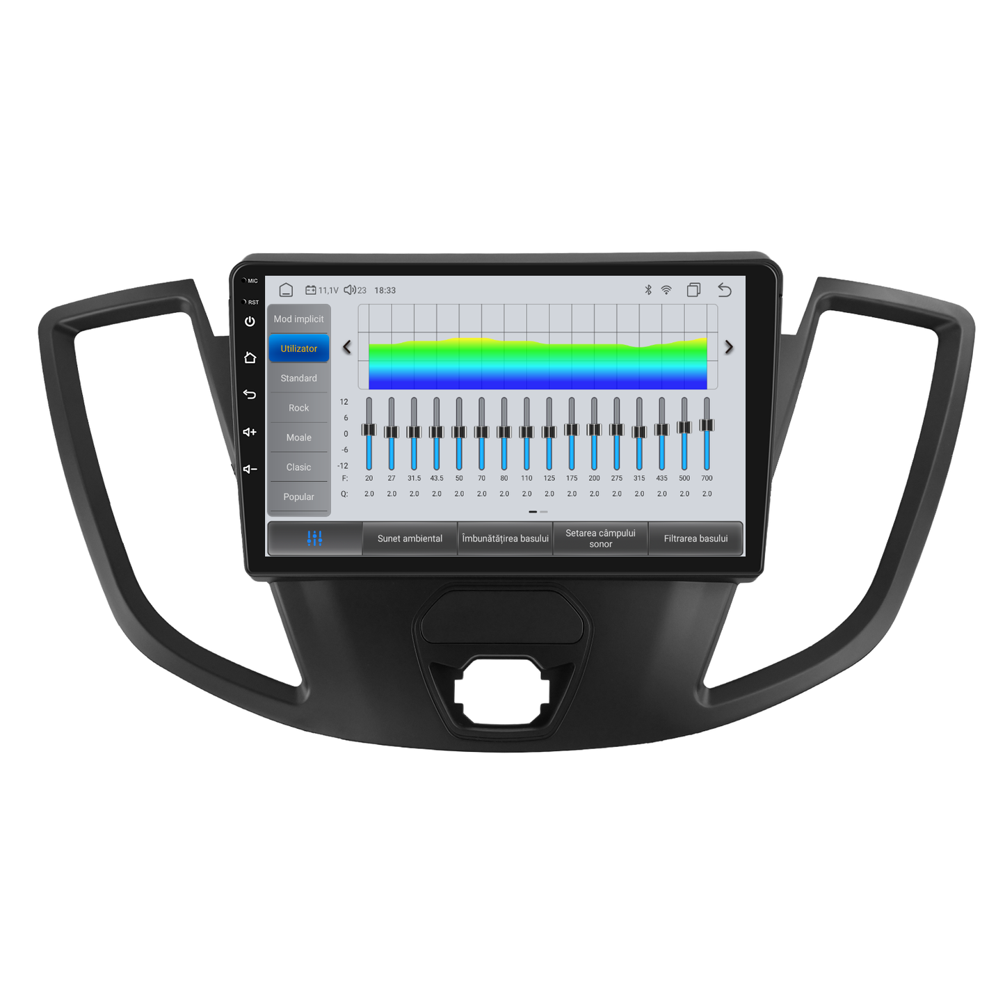 Navigatie dedicata Ford Transit (2015) Android 14, 8 GB RAM 128 GB ROM, OCTA-CORE 2.0Mhz, Carplay si Android auto, Slot SIM 4G, ventilator de racire activ, ecran 9 inch HD
