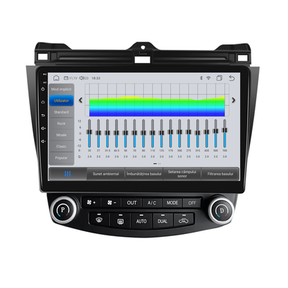 Navigatie dedicata Honda Accord (2003-2007) cu Android 14, 4 GB RAM 64 GB ROM, OCTA-CORE, Carplay si Android auto, Slot SIM 4G, ventilator de racire activ, ecran 10.1 inch HD
