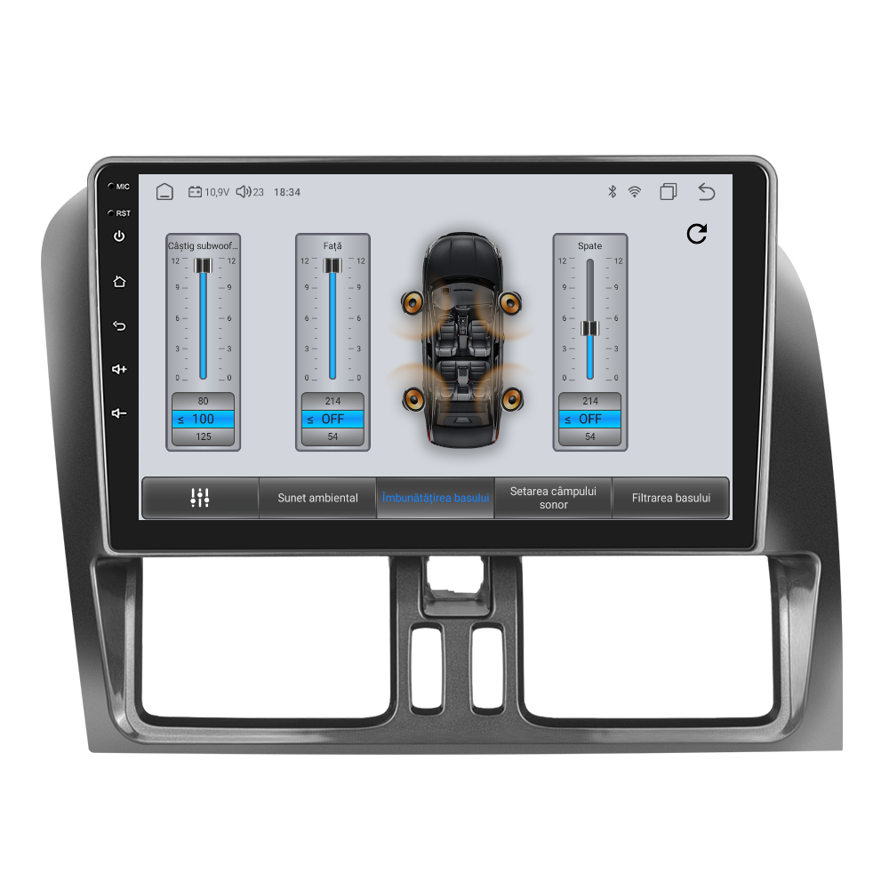 Navigatie dedicata VOLVO XC60 (2008-2013) Android 14, 8 GB RAM 128 GB ROM, OCTA-CORE 2.0Mhz, Carplay si Android auto, Slot SIM 4G, ventilator de racire activ, ecran 9 inch HD
