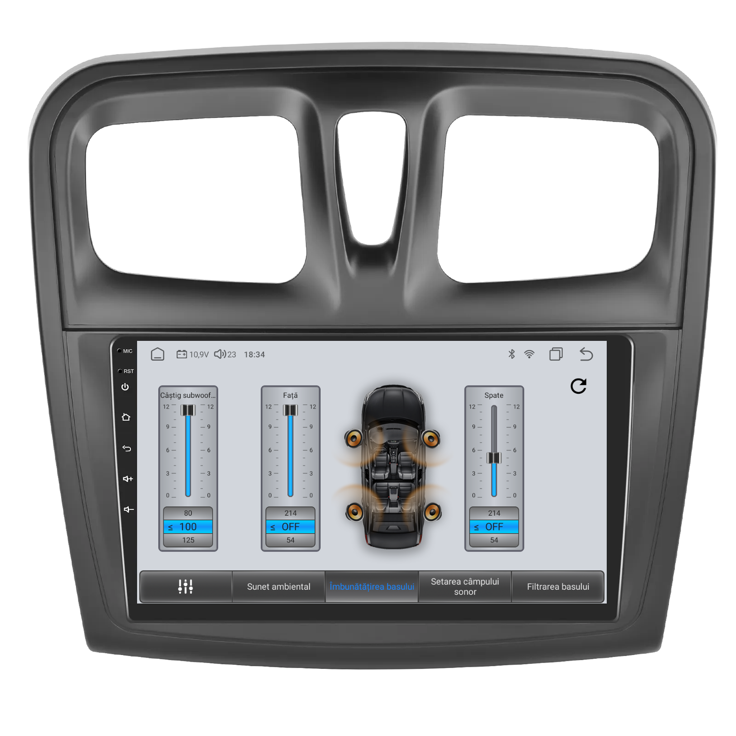Navigatie dedicata Dacia Logan | Duster | Sandero (2012-2020) Android 14, 8 GB RAM 128 GB ROM, OCTA-CORE 2.0Mhz, Carplay si Android auto, Slot SIM 4G, ventilator de racire activ, ecran 9 inch HD