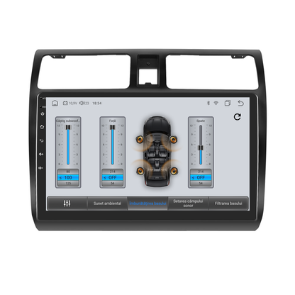 Navigatie dedicata Suzuki Swift (2005-2010) Android 14, 8 GB RAM 128 GB ROM, OCTA-CORE 2.0Mhz, Carplay si Android auto, Slot SIM 4G, ventilator de racire activ, ecran 10.1 inch HD