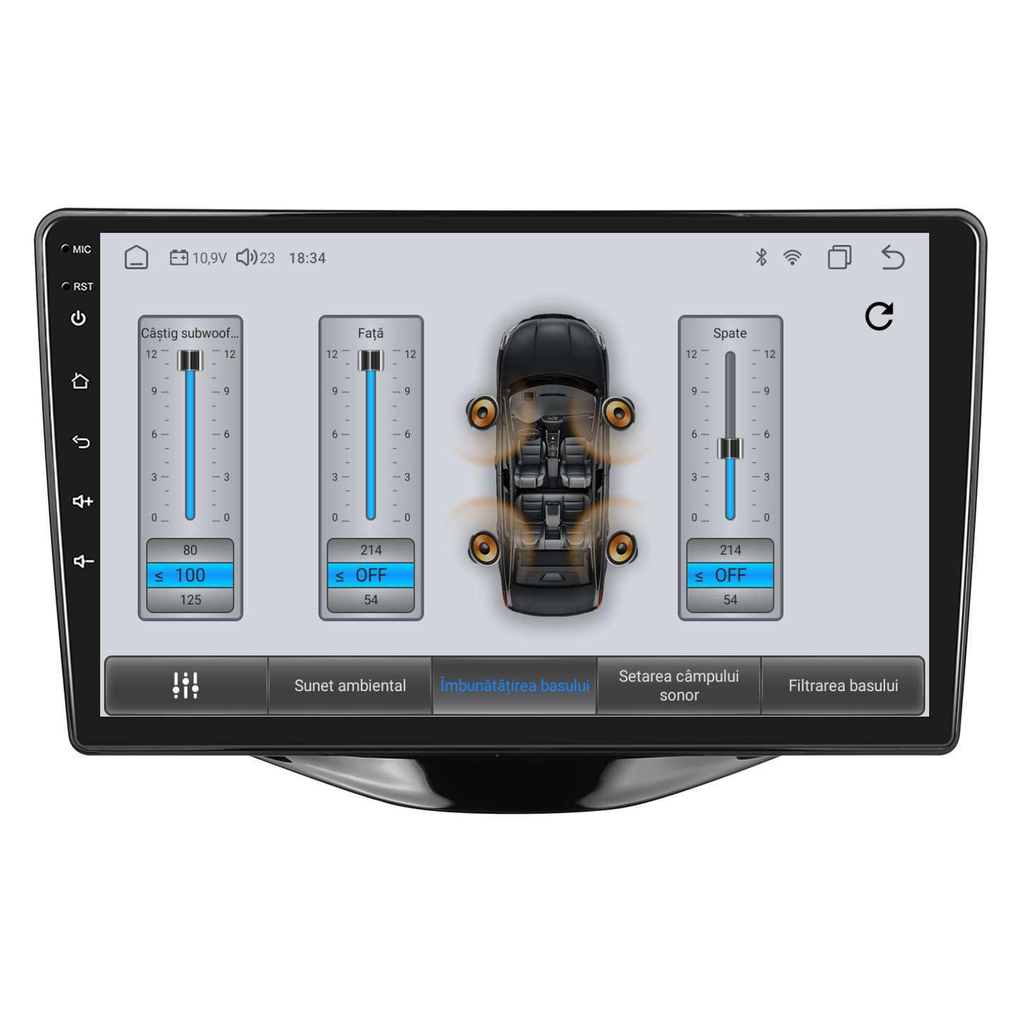 Navigatie dedicata Toyota Aygo 201|Citroen C1 2020|Peugeot 108 Android 14, 8 GB RAM 128 GB ROM, OCTA-CORE 2.0Mhz, Carplay si Android auto, Slot SIM 4G, ventilator de racire activ, ecran 9 inch HD
