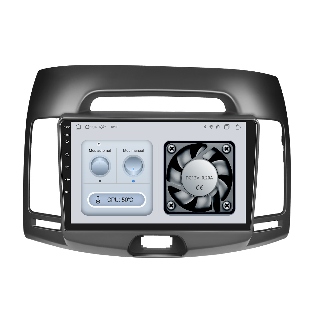Navigatie dedicata Hyundai Elantra (2007-2010) cu Android 14, 4 GB RAM 64 GB ROM, OCTA-CORE, Carplay si Android auto, Slot SIM 4G, ventilator de racire activ, ecran 9 inch HD