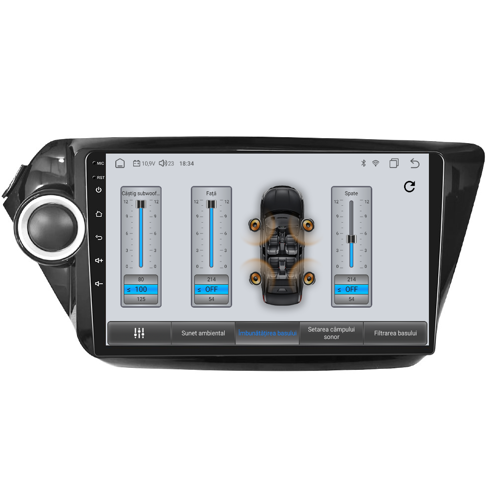 Navigatie dedicata Kia RIO (2011-2016) Android 14, 8 GB RAM 128 GB ROM, OCTA-CORE 2.0Mhz, Carplay si Android auto, Slot SIM 4G, ventilator de racire activ, ecran 9 inch HD