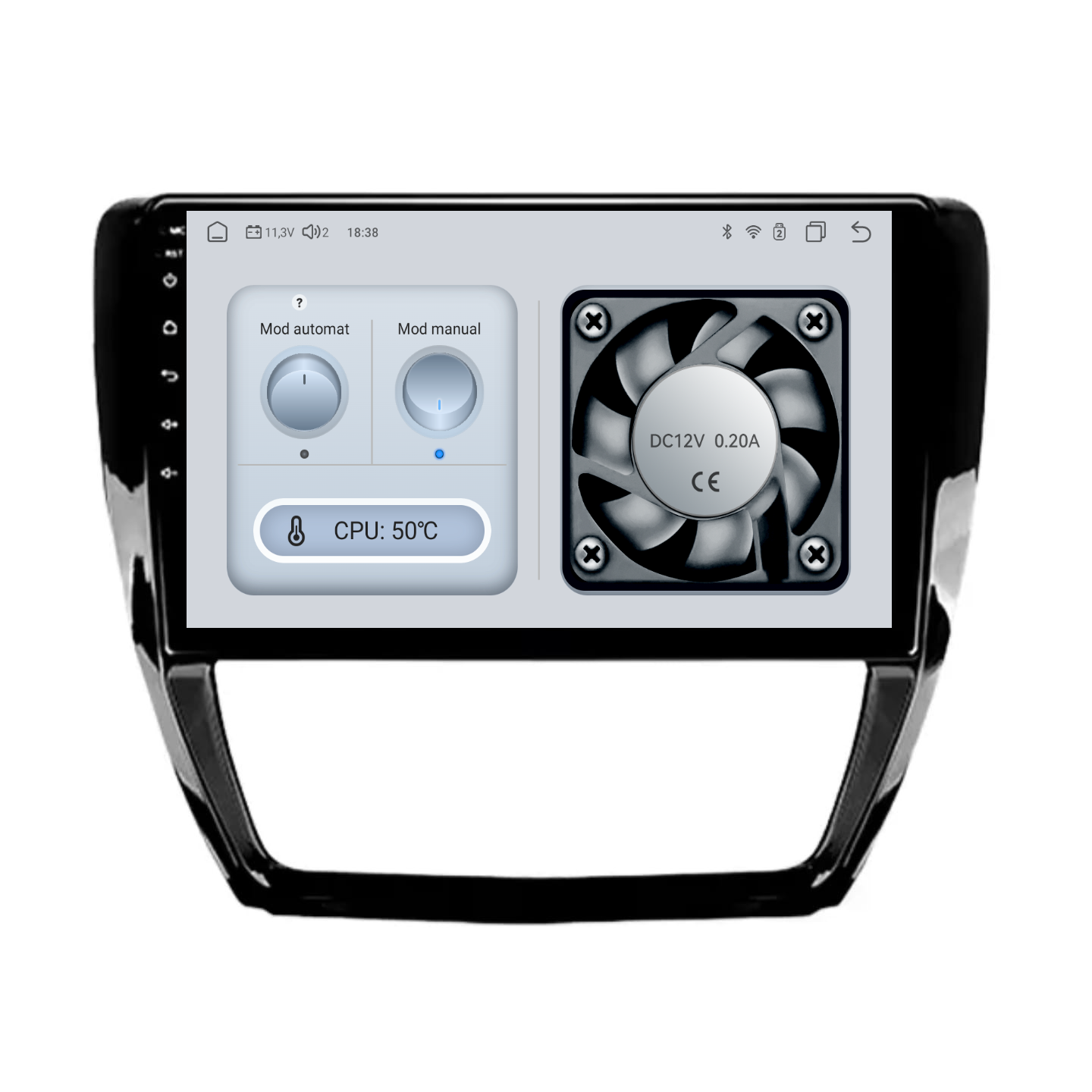 Navigatie dedicata Volkswagen Jetta (2011-2018) Android 14, 8 GB RAM 128 GB ROM, OCTA-CORE 2.0Mhz, Carplay si Android auto, Slot SIM 4G, ventilator de racire activ, ecran 10.1 inch HD