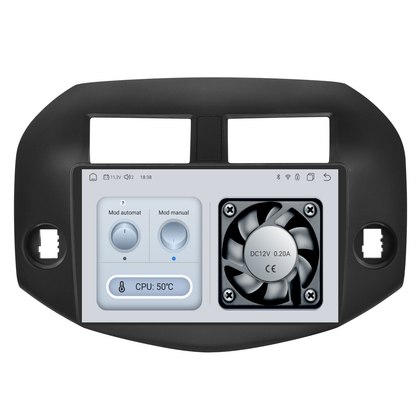 Navigatie dedicata Toyota RAV4 (2006-2012) Android 14, 8 GB RAM 128 GB ROM, OCTA-CORE 2.0Mhz, Carplay si Android auto, Slot SIM 4G, ventilator de racire activ, ecran 10.1 inch HD
