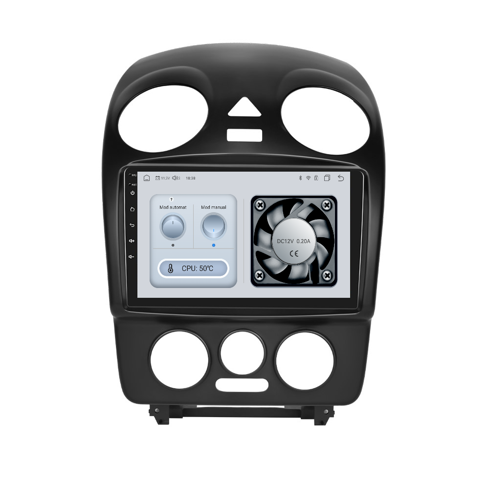 Navigatie dedicata Volkswagen Beetle (2004-2010) Android 14, 8 GB RAM 128 GB ROM, OCTA-CORE 2.0Mhz, Carplay si Android auto, Slot SIM 4G, ventilator de racire activ, ecran 9 inch HD